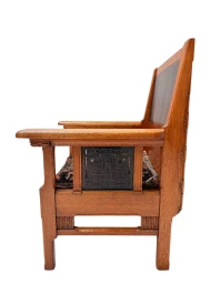 Arts & Crafts Art Nouveau Armchair by Carel Adolph Lion Cachet, 1900s